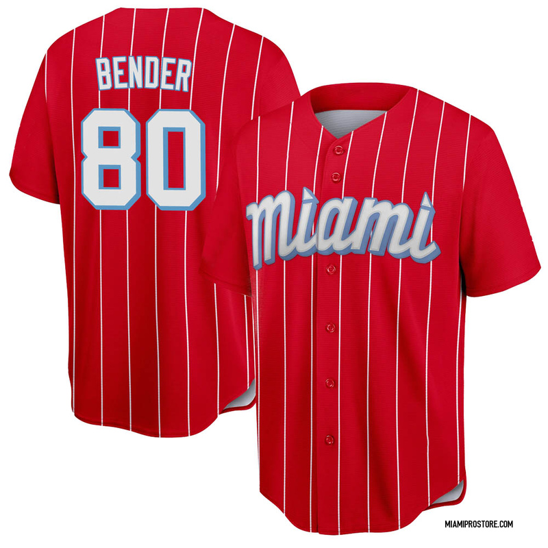 Anthony Bender Men's Miami Marlins 2021 City Connect ...